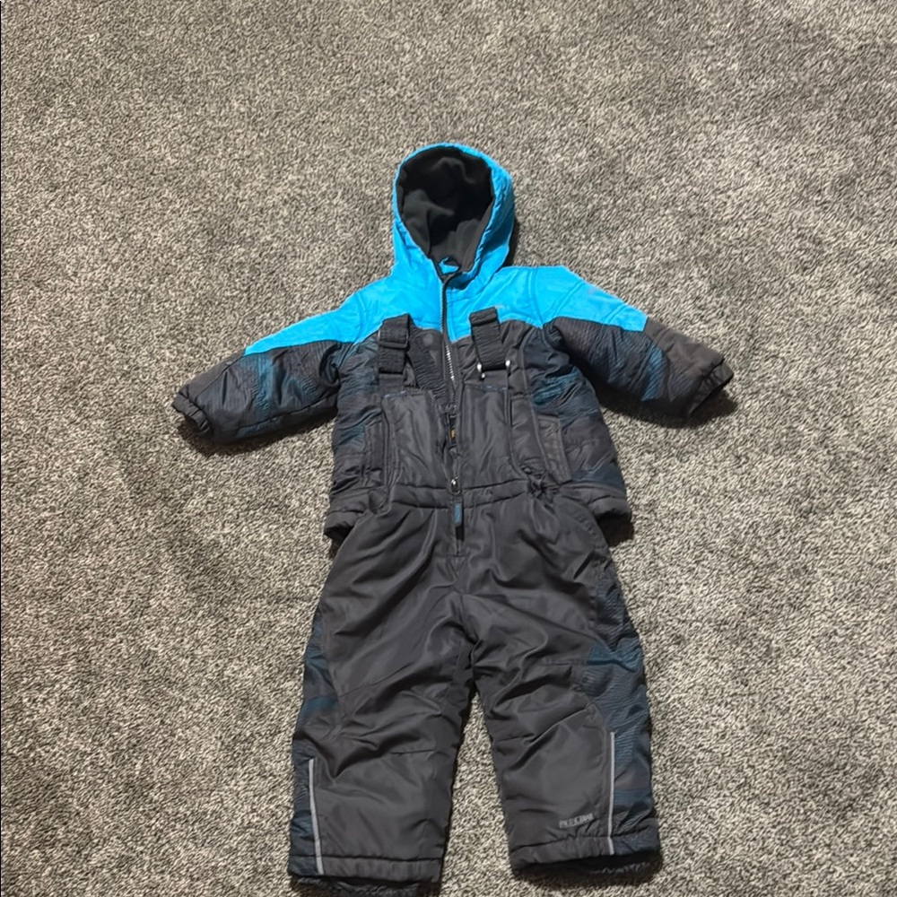Pacific Trail Blue and Black Insulated Snow Pants